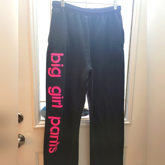 Jerzees Pants - jerzees womans sweatpants "Big Girl Pants" Size Medium